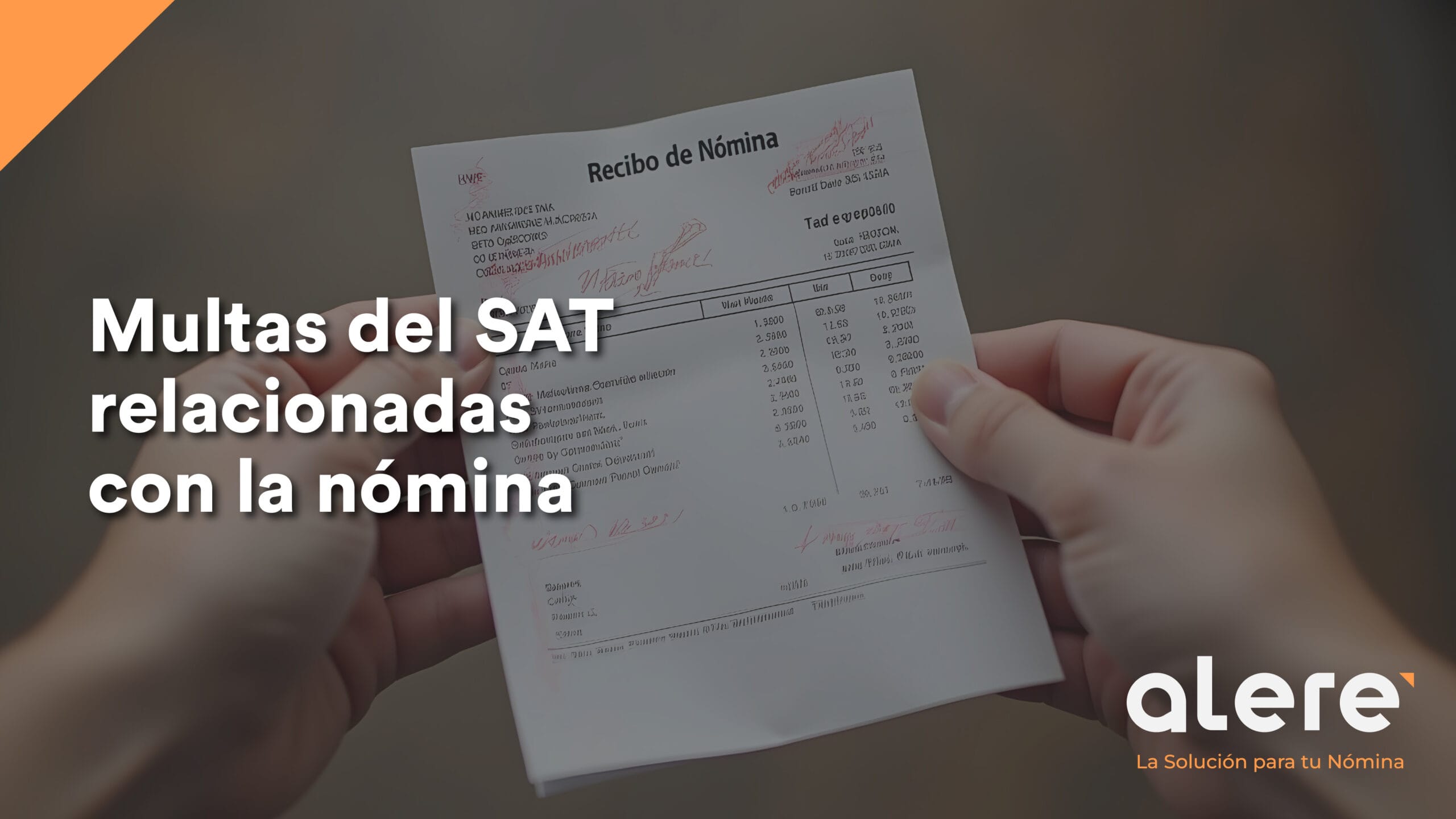Multas del SAT relacionadas con la nómina